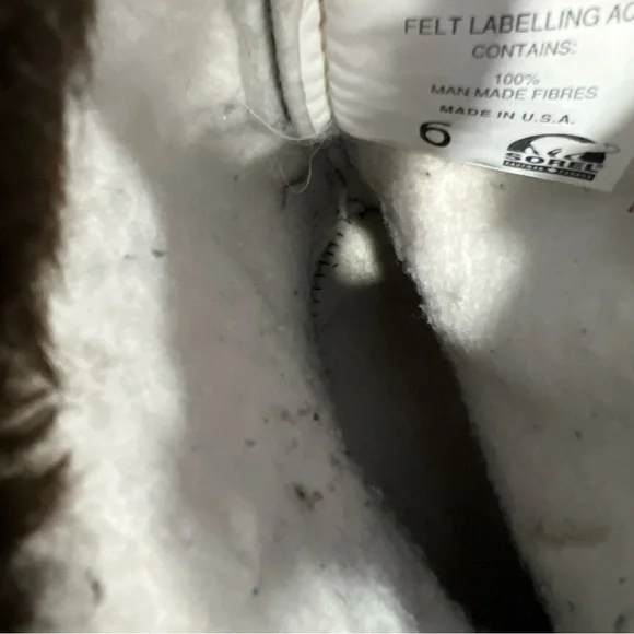 Sorel Badger Waterproof Winter Boots Women’s 6  Faux Fur Leather Rubber USA Made - Picture 9 of 11